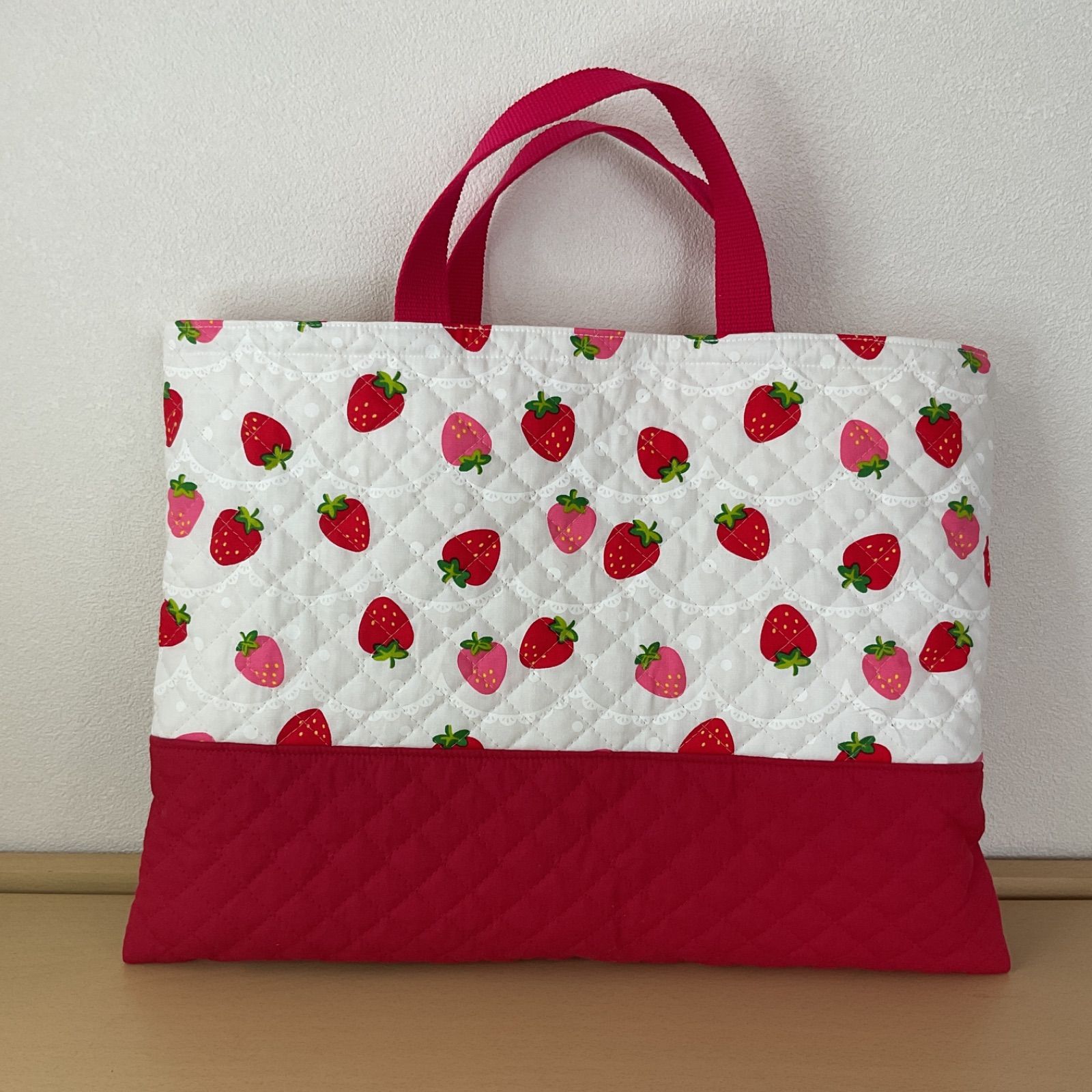 ◎オーダーページ◎ 黄色い苺　オーダーメイド　いちご　レッスンバッグ ◎オーダーページ◎ 黄色い苺 オーダーメイド いちご レッスンバッグ