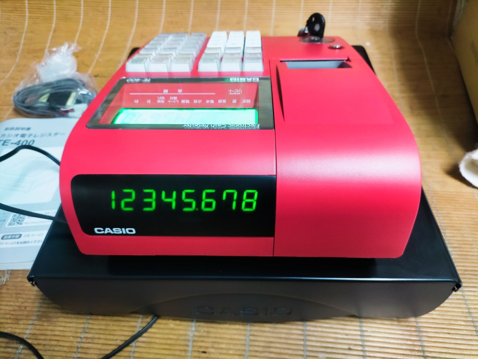 カシオレジスター TE-400 フル設定無料 PC連携売上管理 901779 - メルカリ