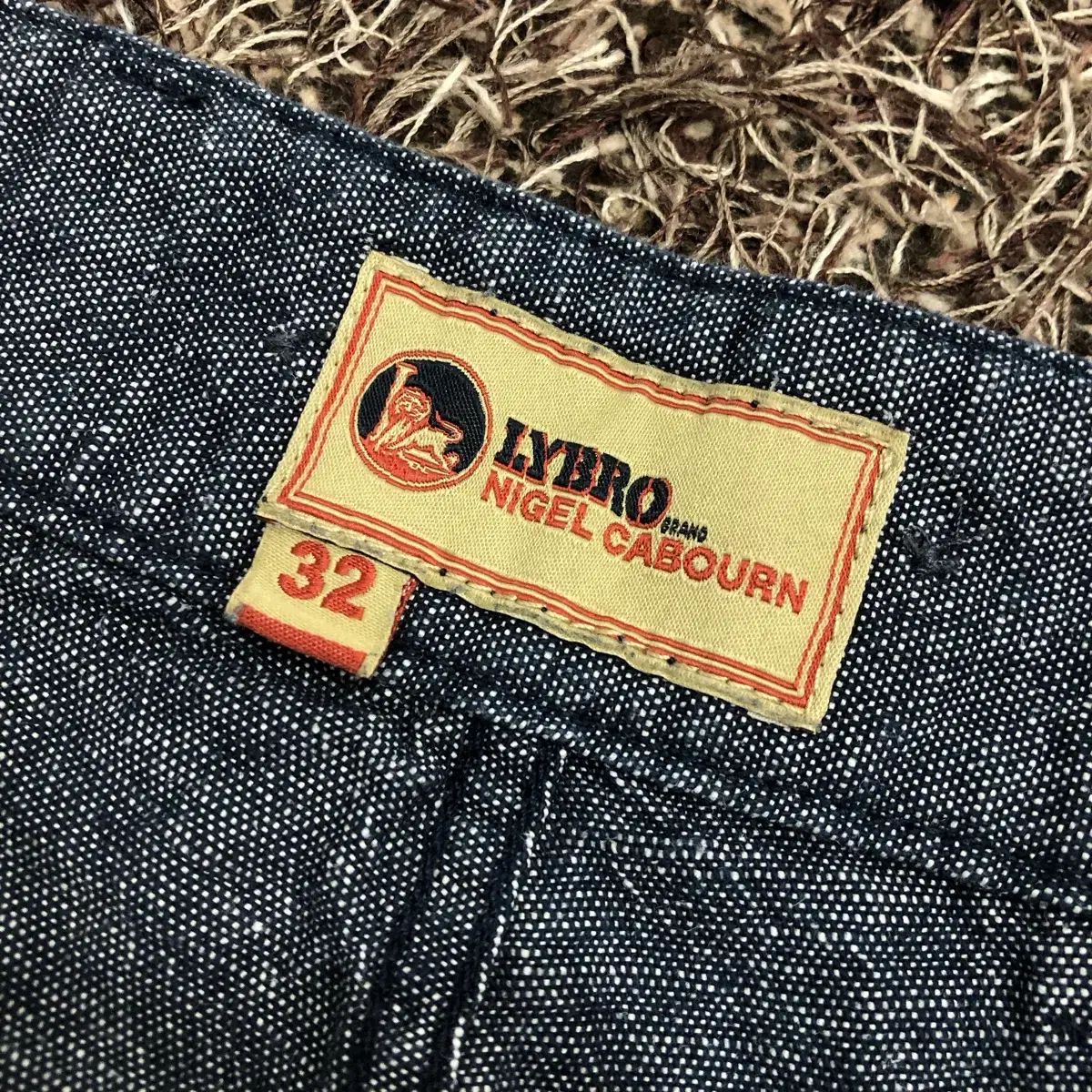32 ナイジェル ケーボン P 56 ダブルニー リネン パンツ