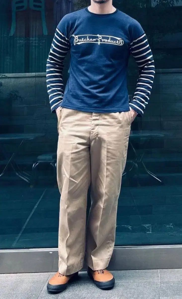 At Last&Co(アットラスト) ブッチャーLINE ミリタリー チノ 34サイズ