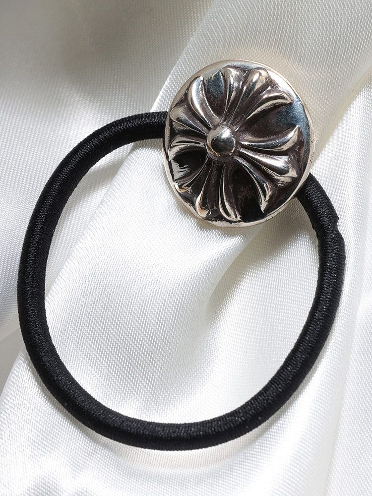 Chrome Hearts (クロムハーツ) シルバー クロスボール ヘアバンド