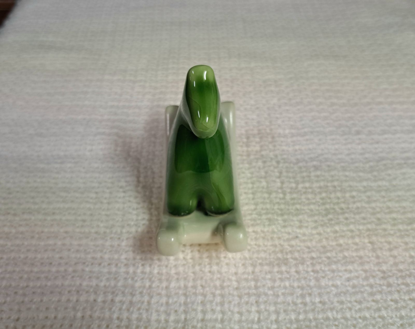 馬 置物 緑 セラミック 陶器 インテリア 小物 ロッキングホース - メルカリ