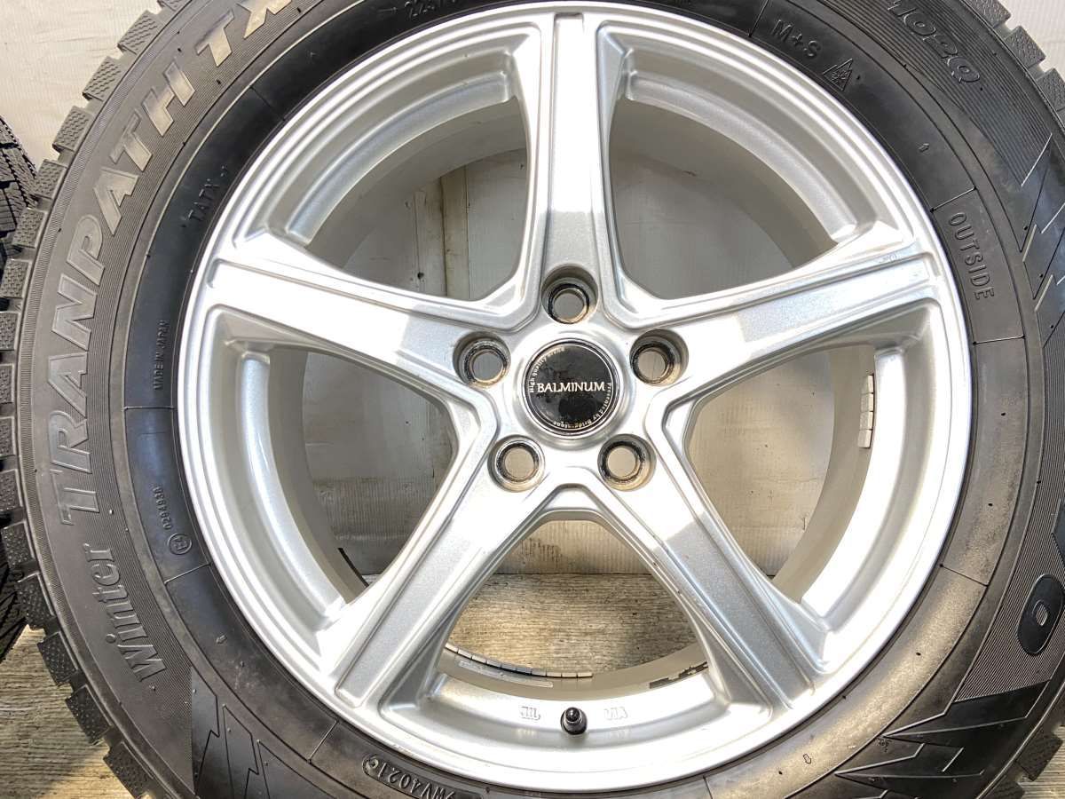 スタッドレス&ホイール,225/65R17,17✕70,1年使,BALMINUM 225/65R17 トーヨータイヤ ウィンタートランパス TX BALMINUM 17x7.0