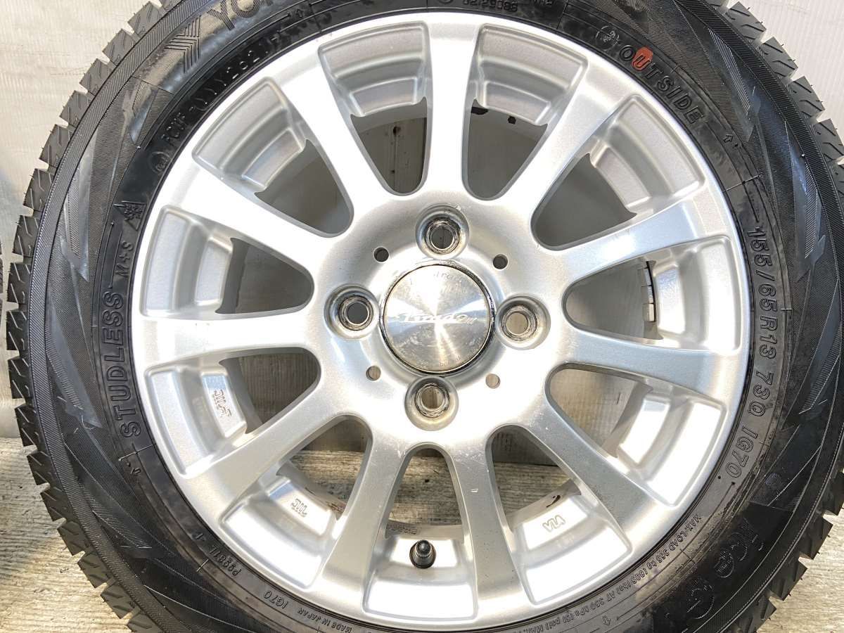  155 65 R 13 ヨコハマ アイスガード iG 70 TIRADO x 4 5 45 100 4穴 タイヤ スタッドレスタイヤ ホイールセット 4本セット w タイヤ ホイールセット タイヤ ホイール