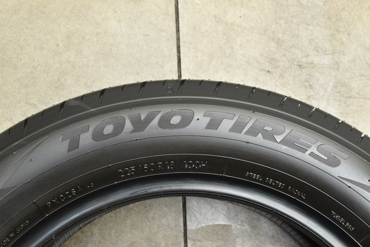  製 新車外し品 トーヨー プロクセスコンフォート 225 60 R 18 4本セット NX ハリアー RAV 4 アルファード エクストレイル 18インチ サマータイヤ ノーマルタイヤ