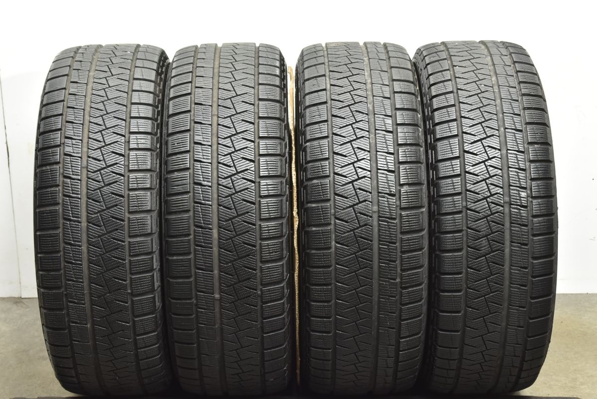  交換用に ESTROSA 18 in 7 5 J 48 PCD 114 3 ピレリ アイスアシンメトリコプラス 225 45 R スカイライン レヴォーグ MAZDA アテンザ 18インチ タイヤ ホイールセット