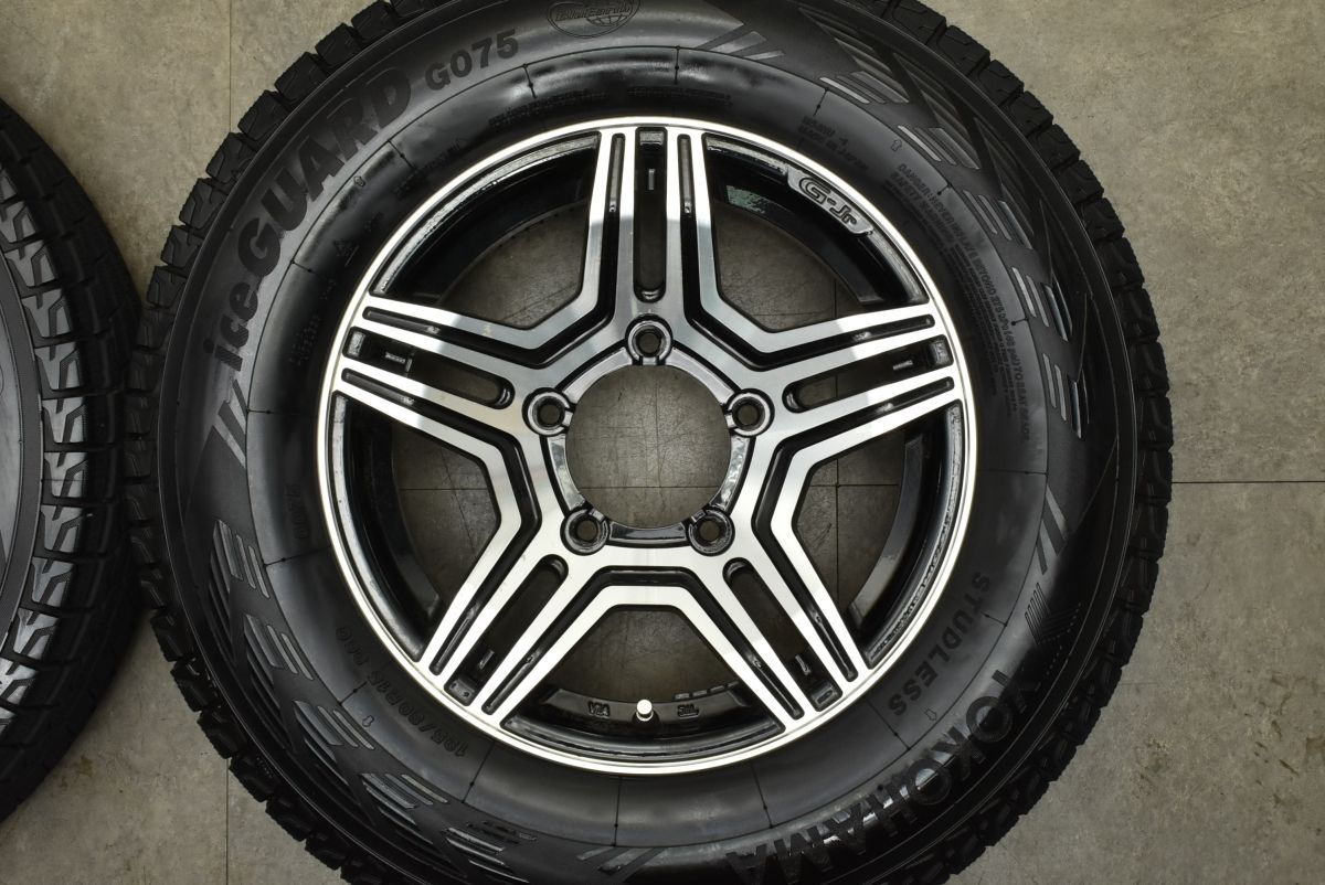  バリ溝 GRAVAS Jr 15 in 5 J PCD 139 7 ヨコハマ アイスガードG 075 195 80 R ジムニーシエラ ノマド JB 74 43 33 マイスター 15インチ タイヤ ホイールセット