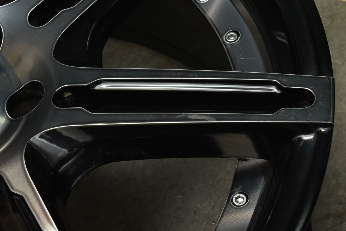  程度良好 ラグジーヘインズ LU 777 19 in 8 J 38 PCD 114 3 レクサス NX ハリアー RAV 4 エクストレイル CX 5 60 80 19インチ ホイール