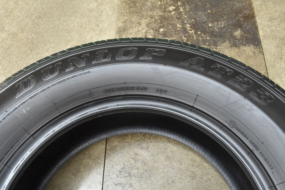 2025年製 新車外し品】ダンロップ グラントレック AT23 265/65R18 4本