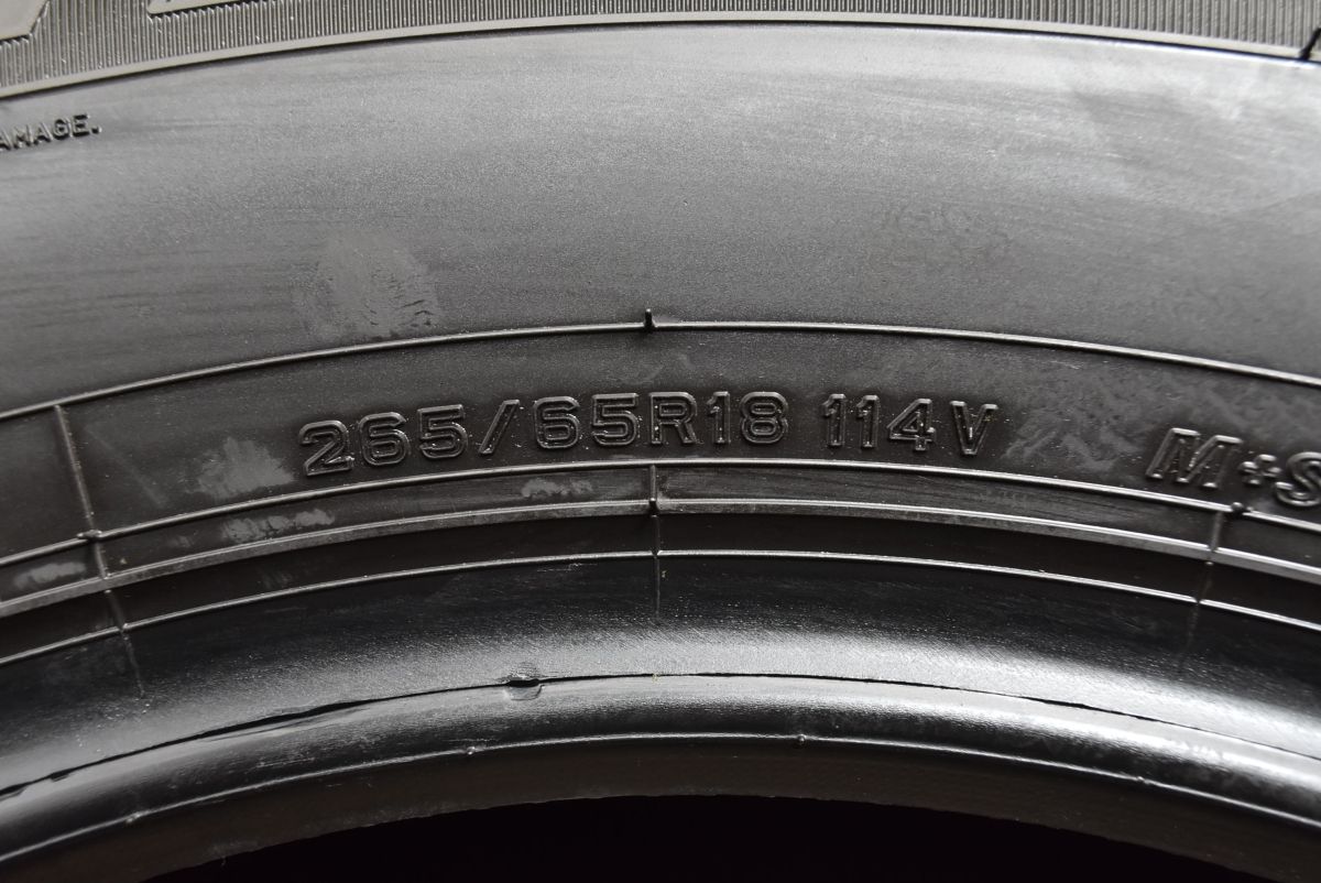 2025年製 新車外し品】ダンロップ グラントレック AT23 265/65R18 4本