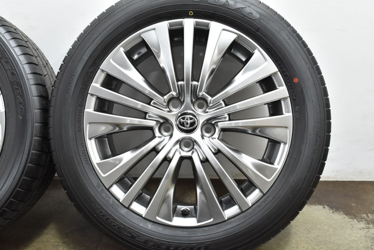 新車外し 美品】トヨタ 80 ハリアー 純正 19in 7J +35 PCD114.3