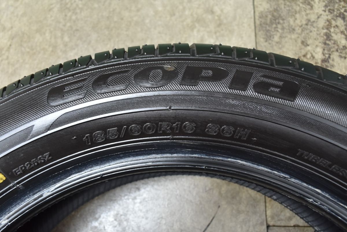 アクア新車外し ブリヂストン 185/60R16 エコピアEP25 24年製4本 アクア新車外し ブリヂストン 185/60R16 エコピアEP25 24年製4本
