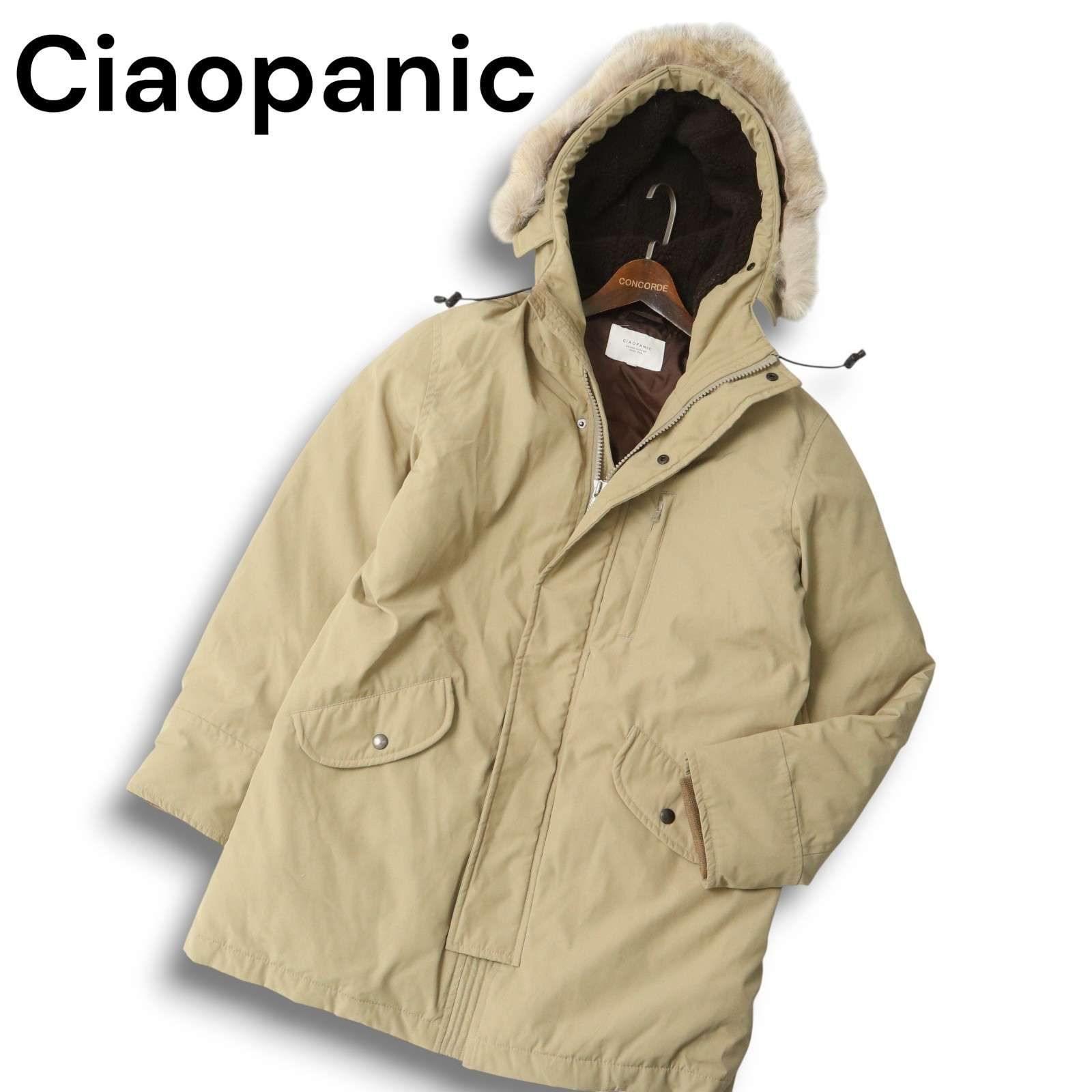 Ciaopanic チャオパニック 秋冬 リアル コヨーテ ファー☆ フード裏 
