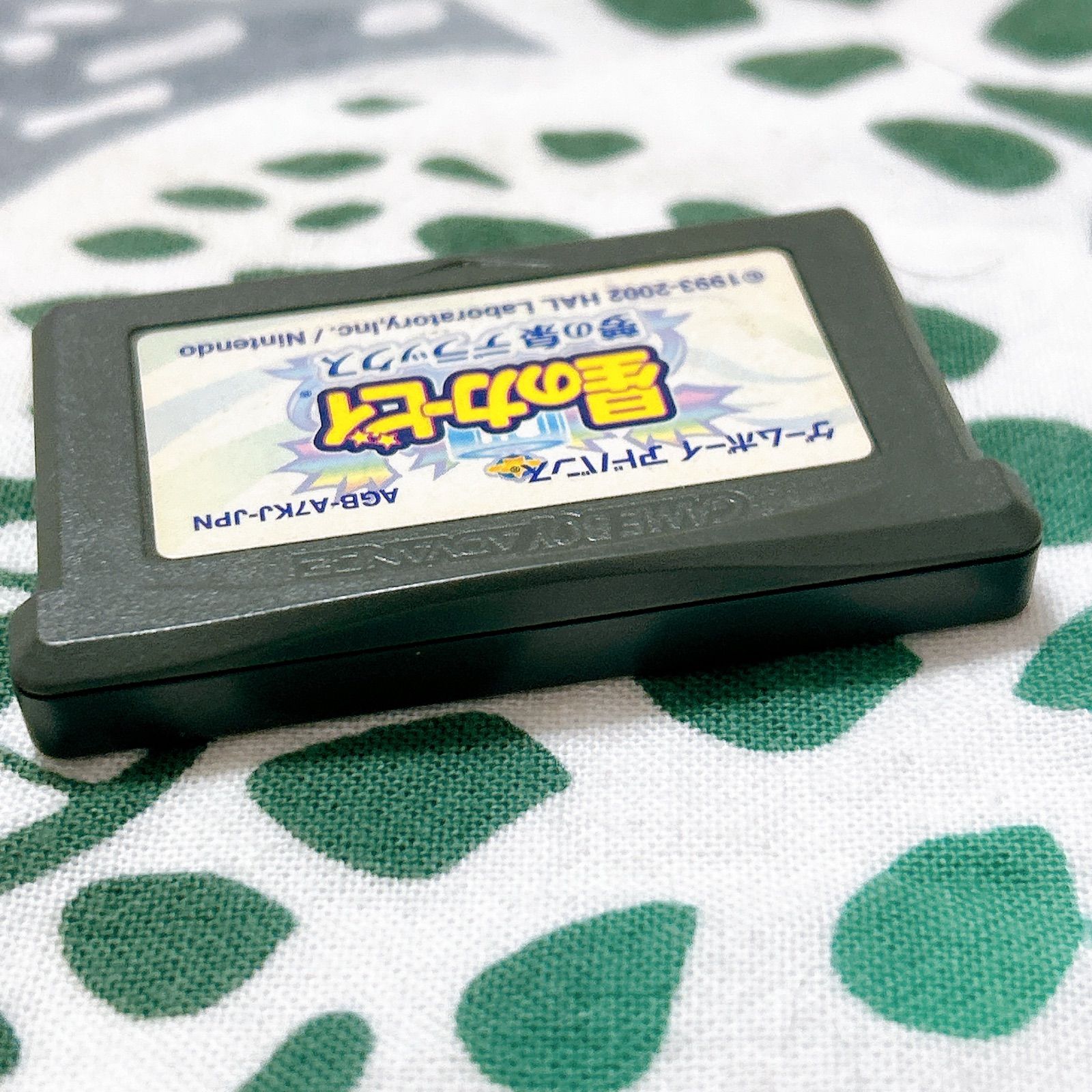 星のカービィ 夢の泉デラックス💫 GBA ゲームボーイアドバンス 説明書