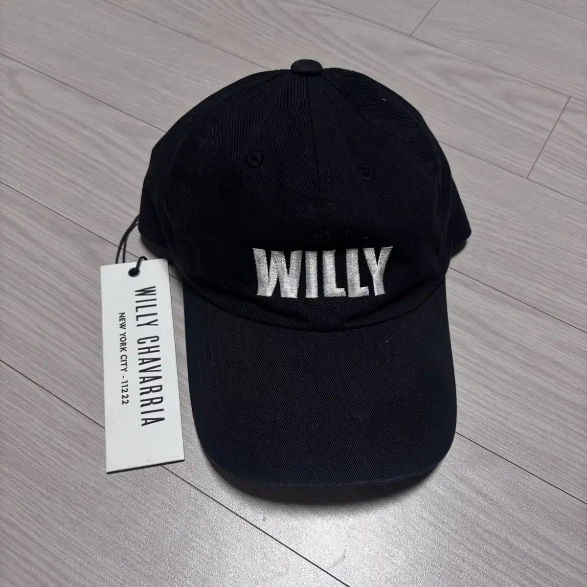 WILLY ウィリー チャバリア ベースボールキャップ 帽子 ブラック