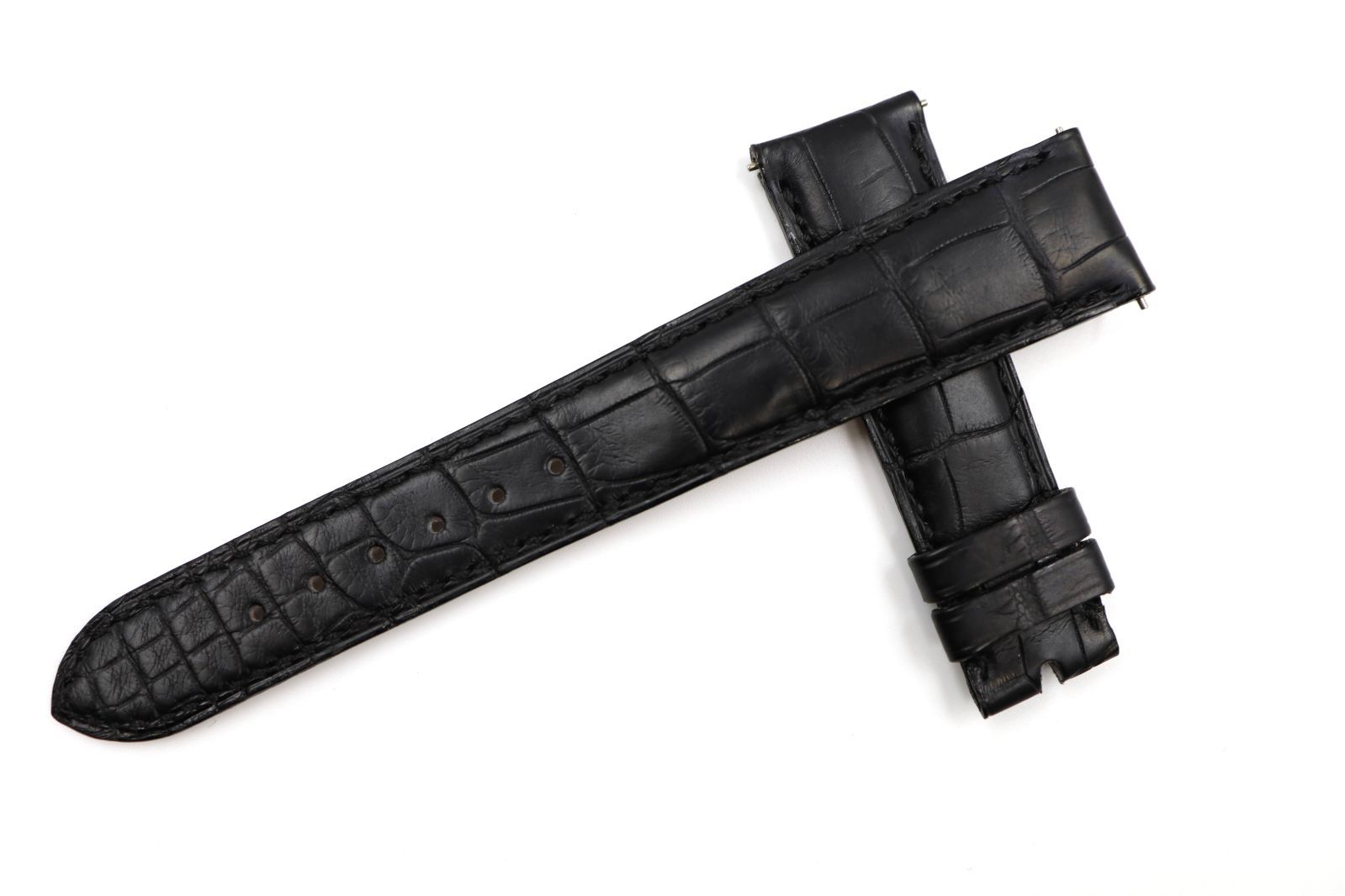 19 mm 16 パテックフィリップ クロコダイル 腕時計革ベルト