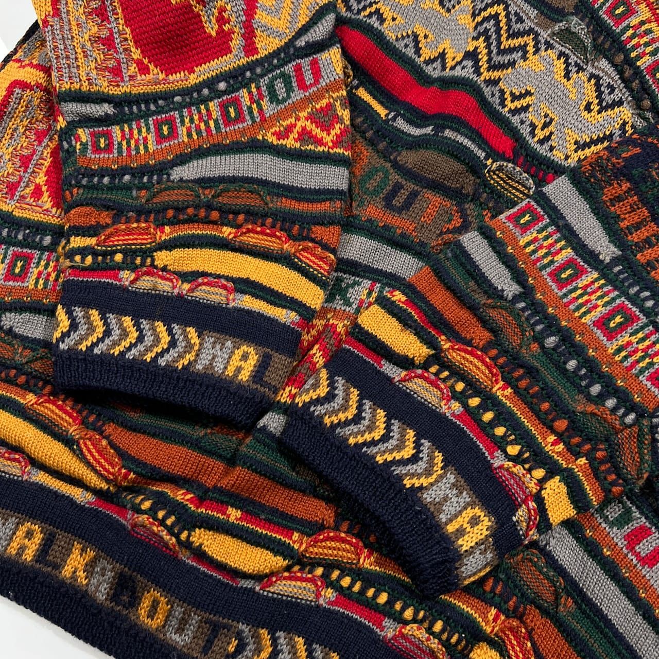 オーストラリア製 COOGI クージー 立体編み 3D ウールニット セーター
