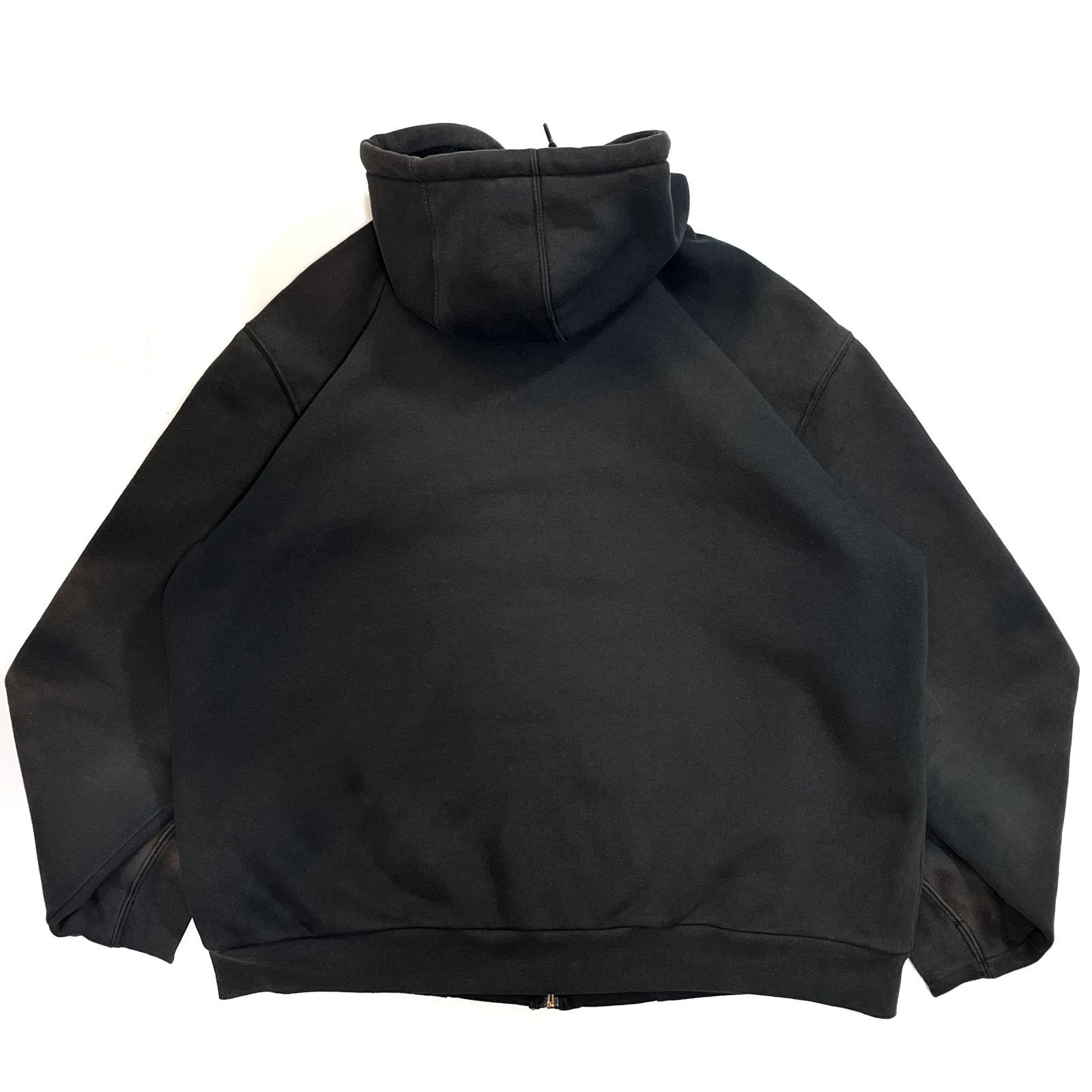 極上フェード Carhartt カーハート L BLK ブラック ジップアップ 裏