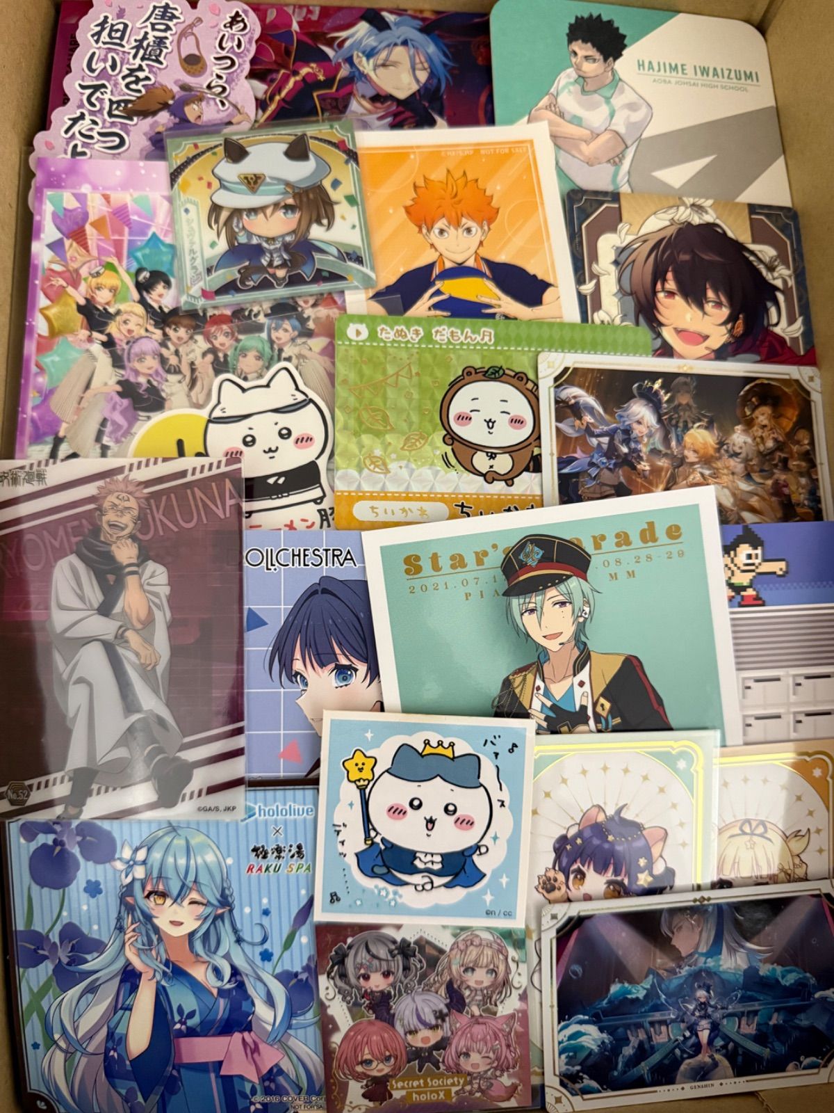 紙類 アニメ ゲーム まとめ売り 大量 コースター ポストカード カード
