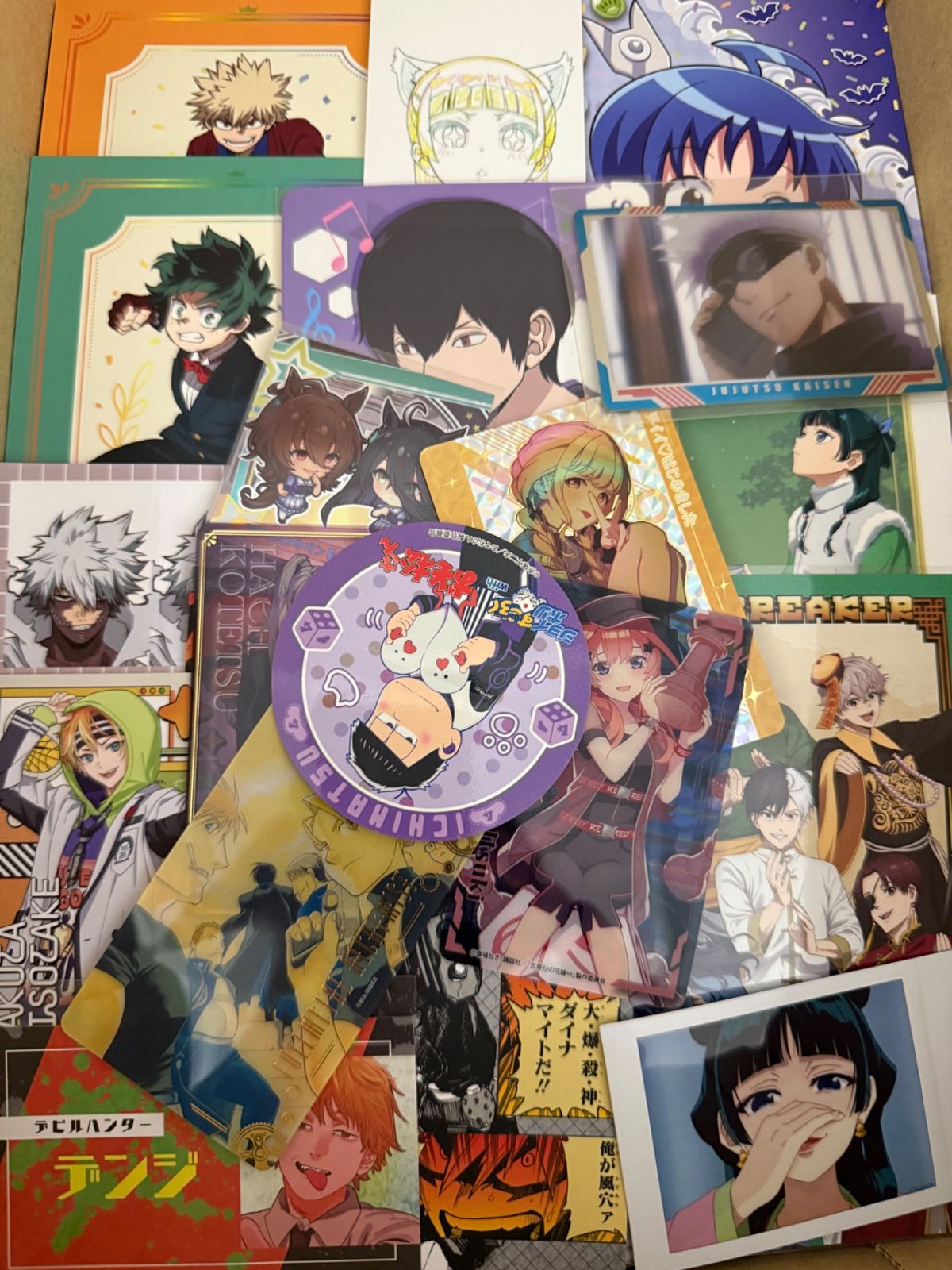 紙類 アニメ ゲーム まとめ売り 大量 コースター ポストカード カード