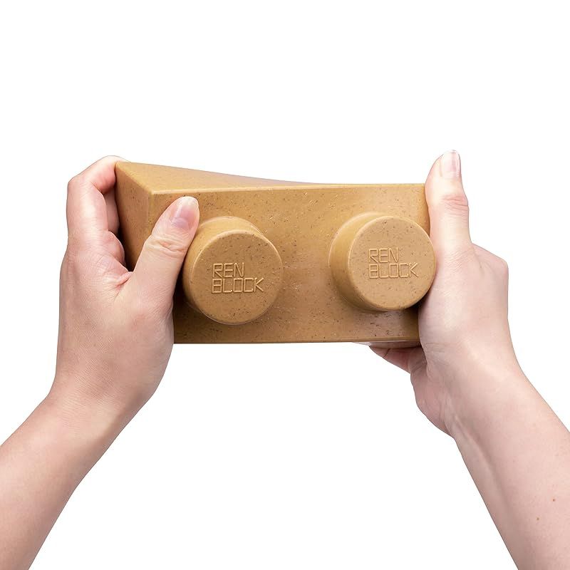 YPC ブロック 大きいブロック 子供 おもちゃ 知育 レンブロック キッズ ソフト セット ホワイト×グレー 1