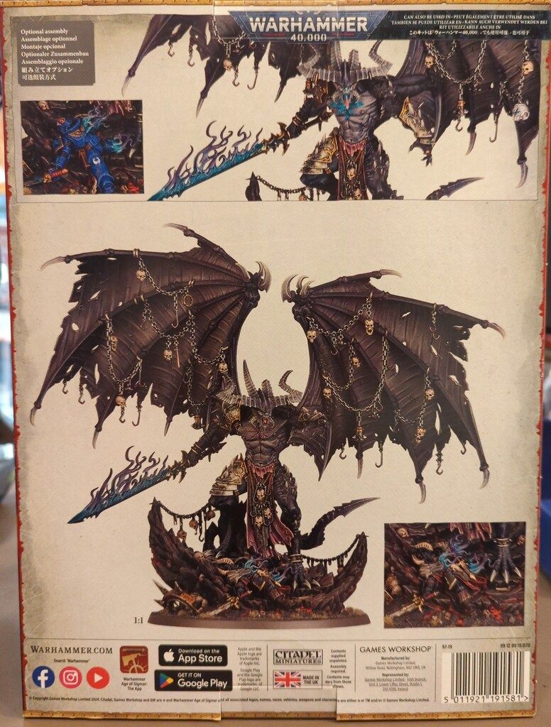 GAMES WORKSHOP WARHAMMER AGE OF SIGMAR CHAOS DAEMONS Be lakor the Dark Master 暗黒の支配者 ベ ラコール