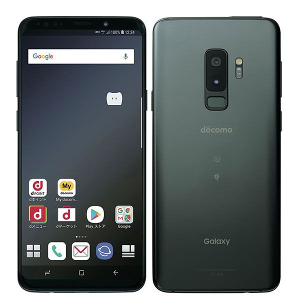 中古】 SC-03K GALAXY S9+ Titanium Gray SIMフリー 本体 ドコモ