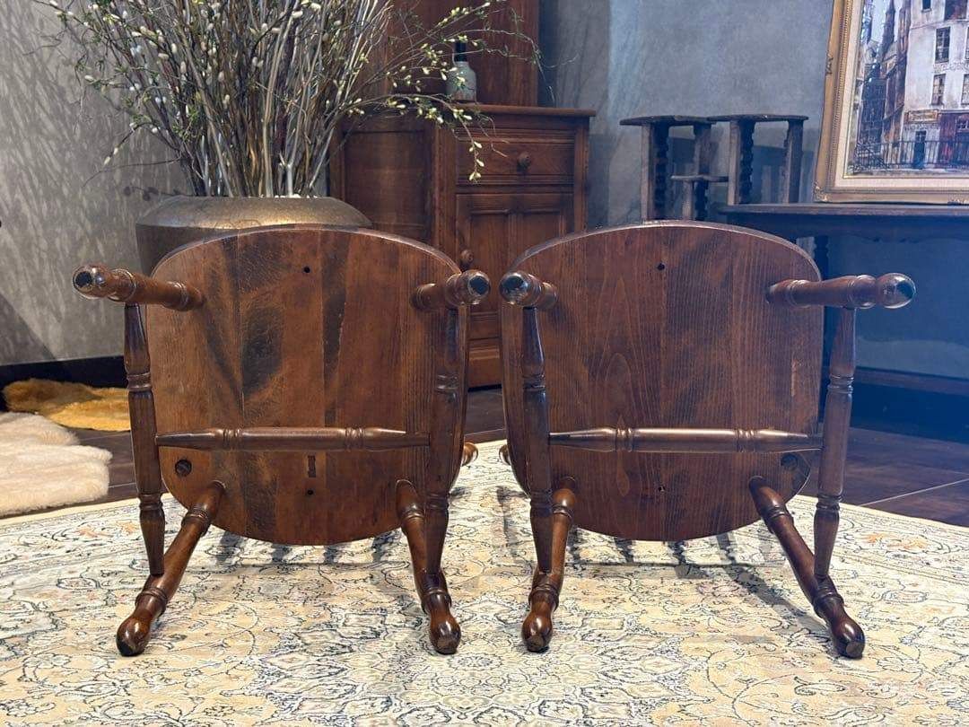 ②KOIZUMI コイズミ ウィンザーチェア ダイニングチェア ビンテージ nZ