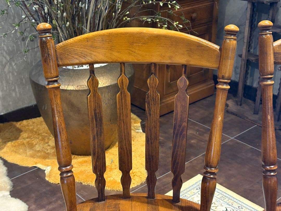 ②KOIZUMI コイズミ ウィンザーチェア ダイニングチェア ビンテージ nZ