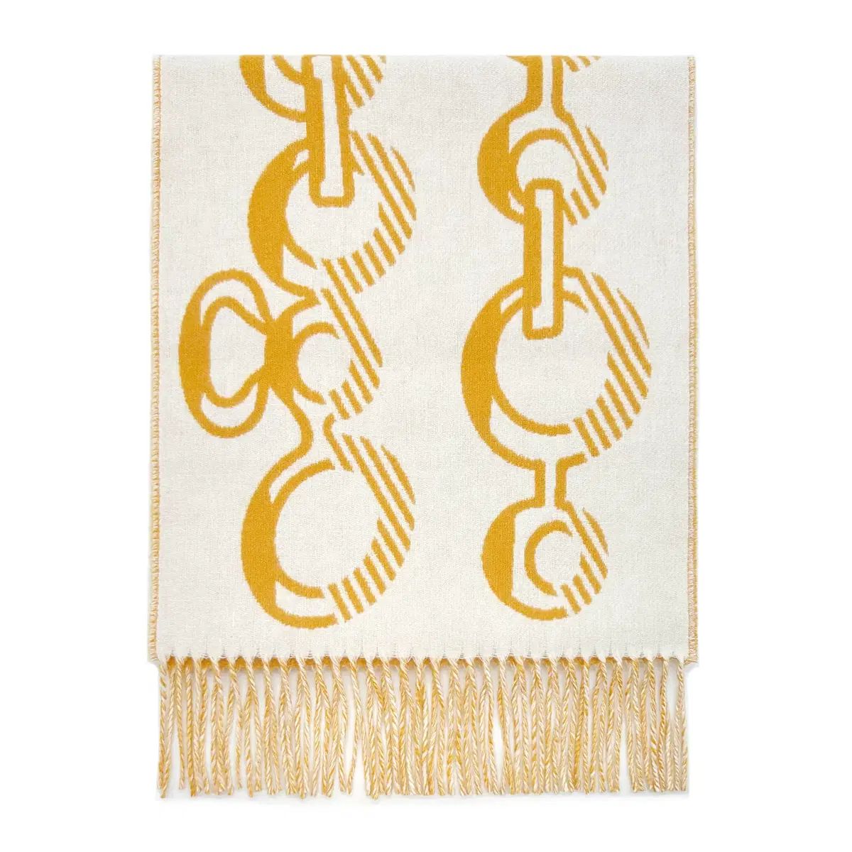 ♥ エルメス カサック ブークレ リバーシブル マフラー