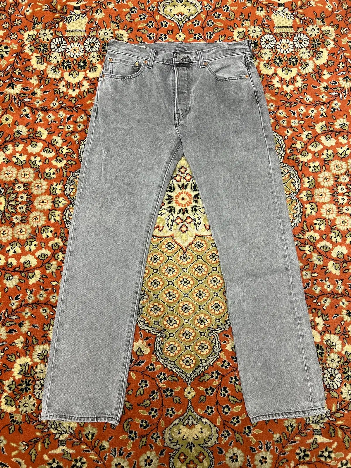 32 リーバイス 501 ビッグE グレー デニムパンツ