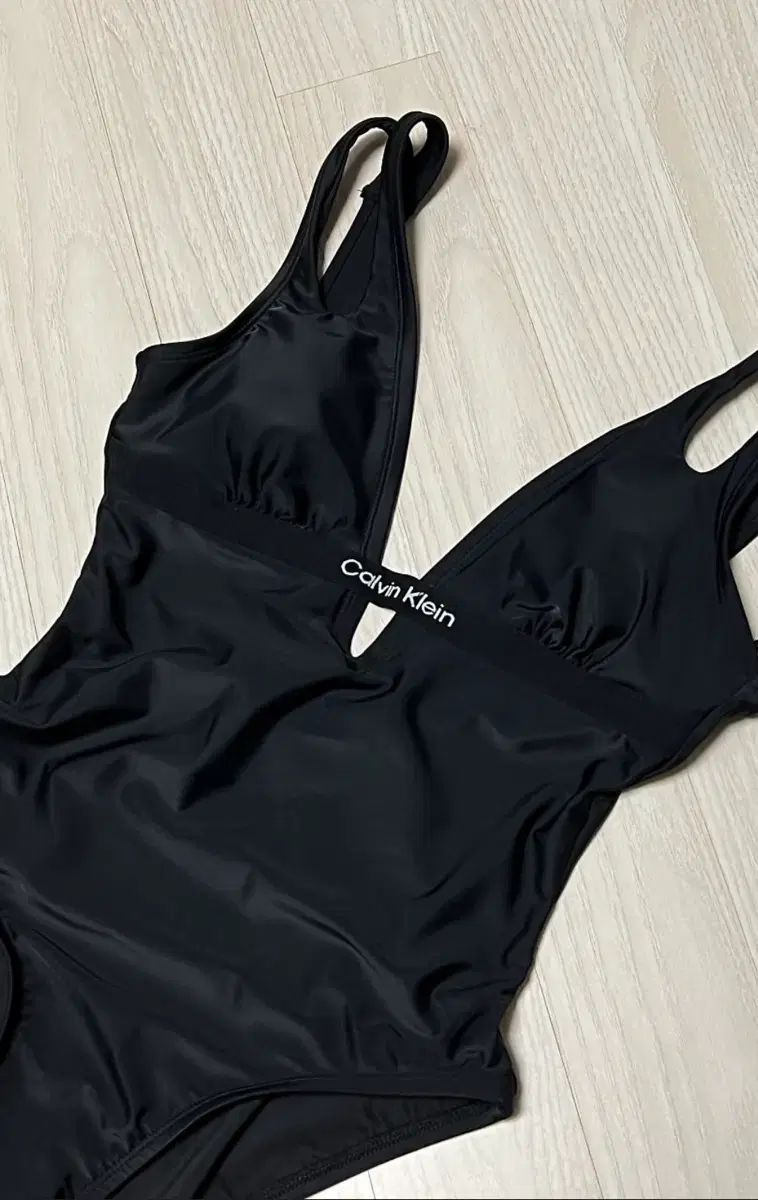 カルバン クライン ブラック ロゴ 水着 Swim ウェア