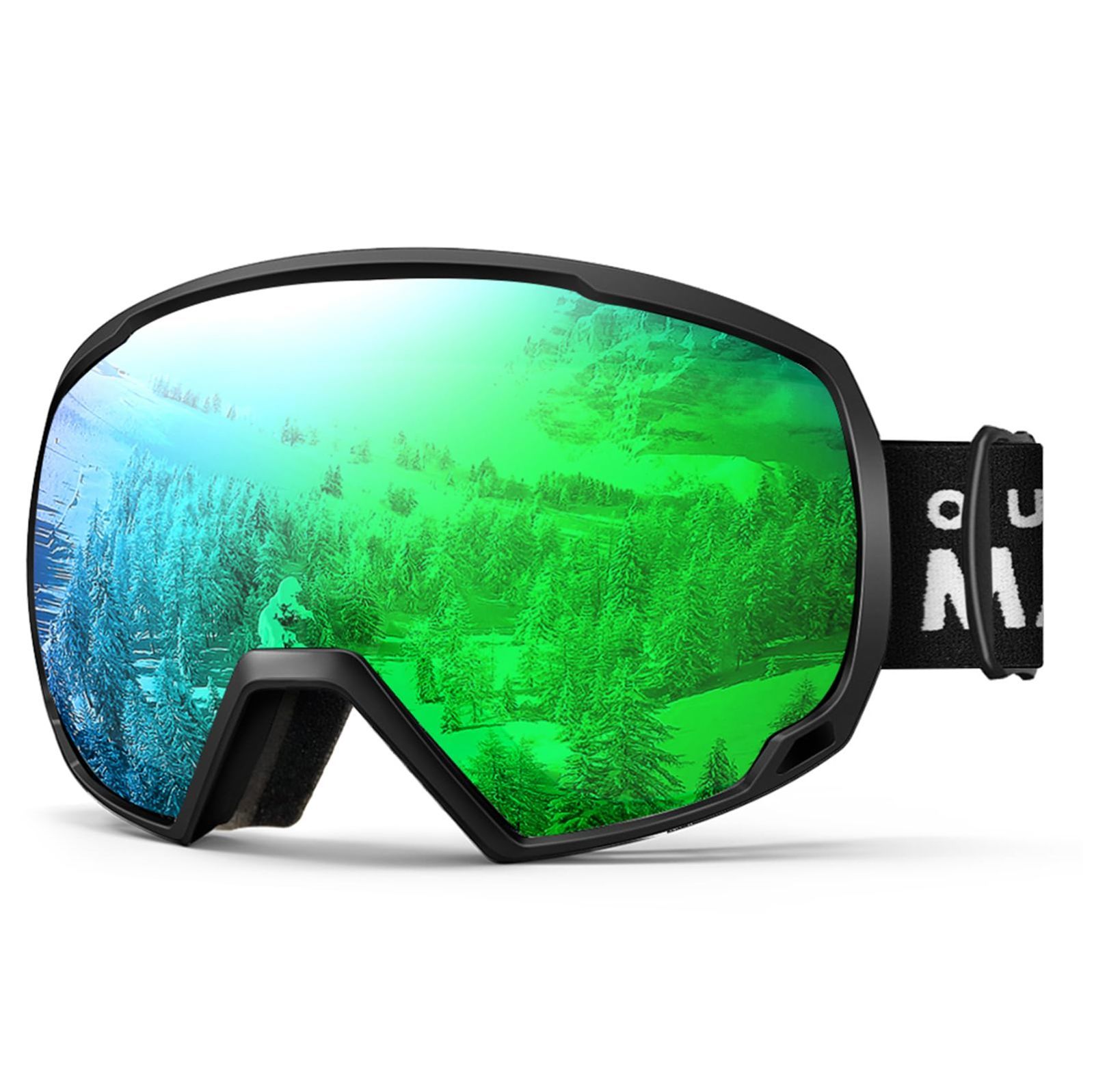 人気商品　防風防塵防雪 全天候対応 防放射 ゴーグル スノボ スポーツ用ゴーグル スノボートゴーグル スノーゴーグル 軽量と耐衝撃 曇り止め メガネ対応 OTG 収納ケース付き UV紫外線カット 180°広視野 男女兼用 ダブルレンズ 両層レンズ 山登り/スキ