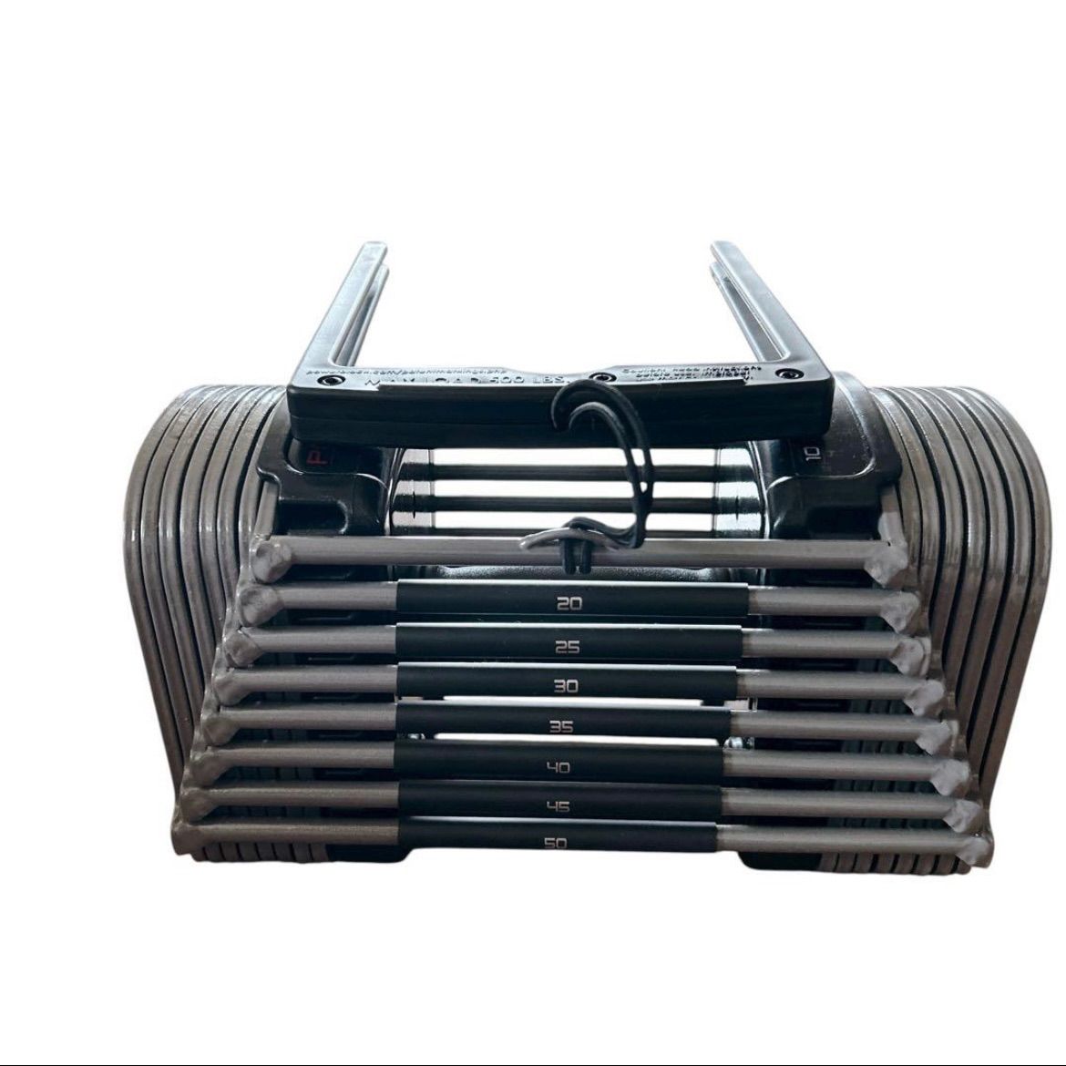 美品 POWERBLOCK50 パワーブロック 可変式ダンベル 50ポンド ② - メルカリ