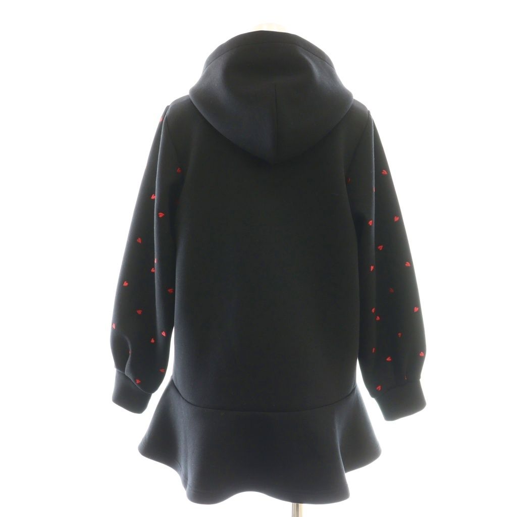 エムズグレイシー M'S GRACY ハート刺繍ジップアップフーディー