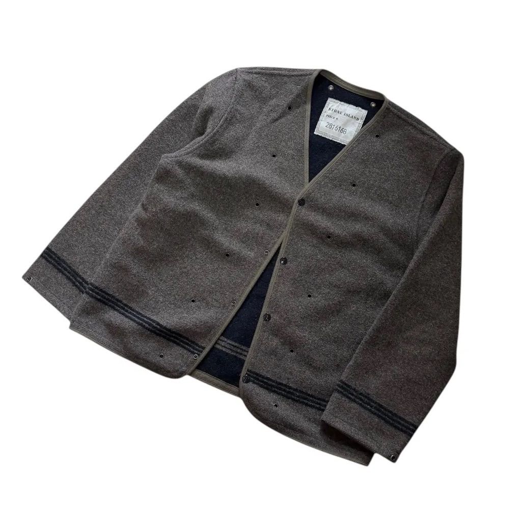 80 s Stone Island Wool Lliner Jacket