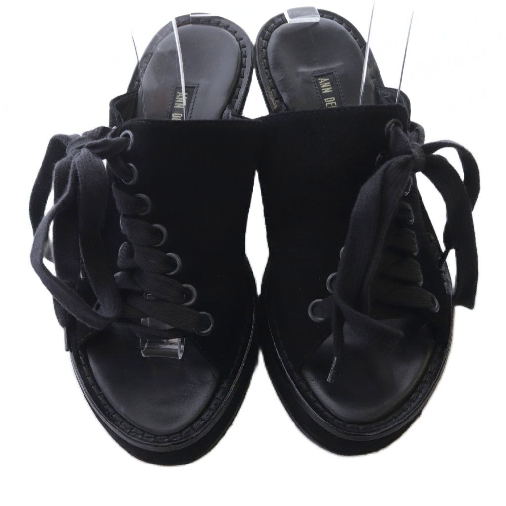 アンドゥムルメステール ANN DEMEULEMEESTER ウエッジソール レース