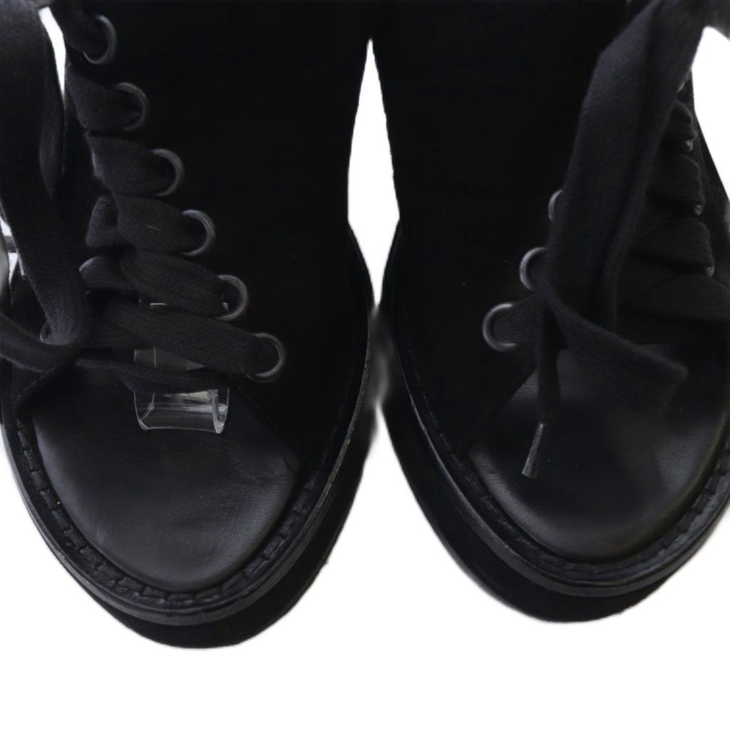 アンドゥムルメステール ANN DEMEULEMEESTER ウエッジソール レース
