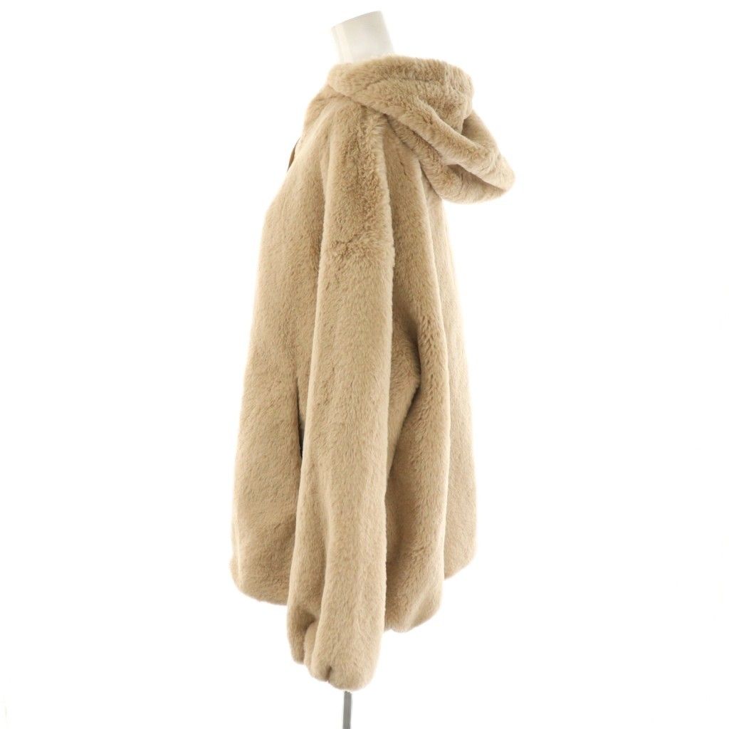 【即完売】belper ベルパー ブルゾン ベージュ ヘルノ HERNO SOFT OVERSIZE BOMBER フェイクファージャケット