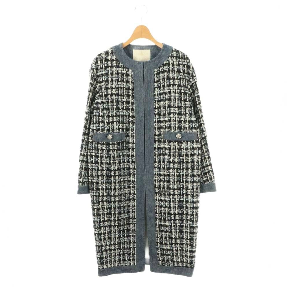 新品 GRACE CLASS CARMIGNANO ツイードPコート 34 新品 GRACE CLASS CARMIGNANO ツイードPコート 34 新品 GRACE CLASS