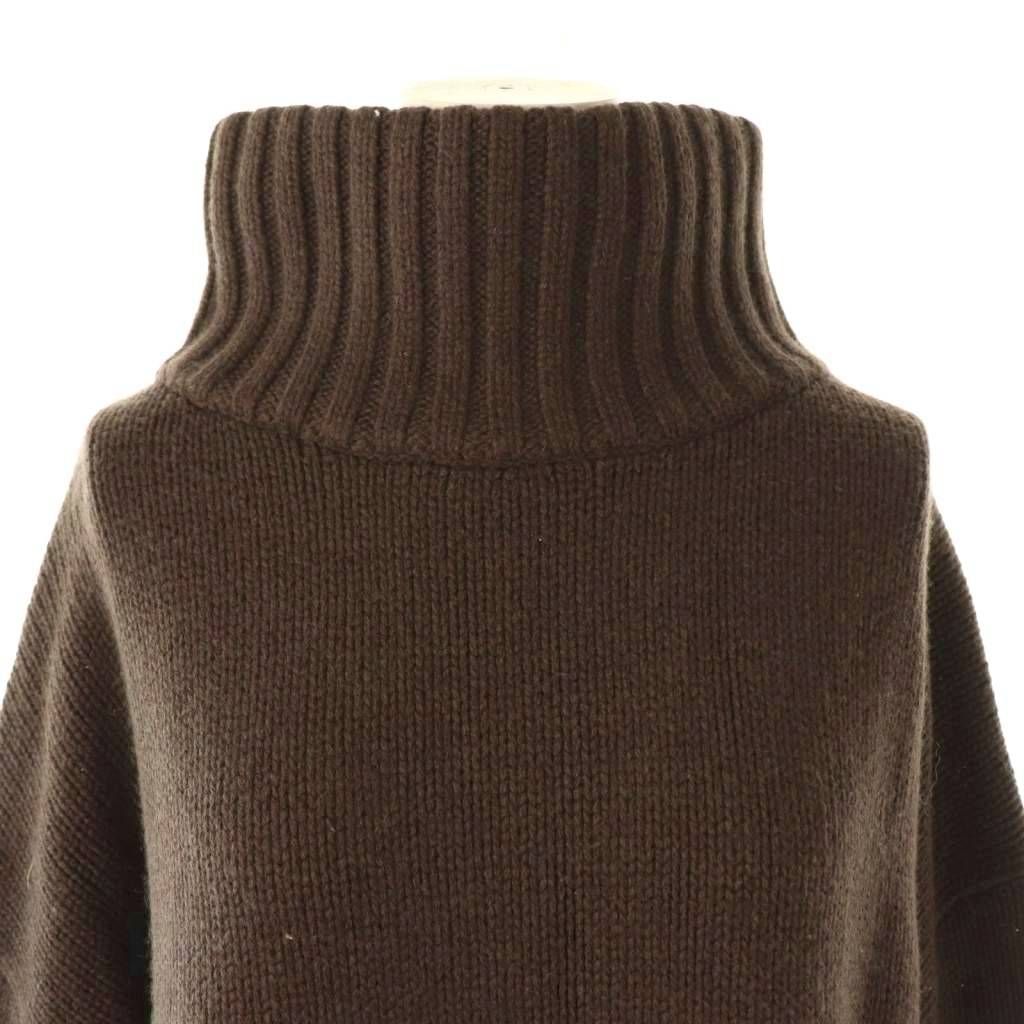 美品 ドゥーズィエムクラス アパルトモン ワイドタートルネックニット ブラウン アパルトモン ドゥーズィエムクラス L'Appartement DEUXIEME CLASSE