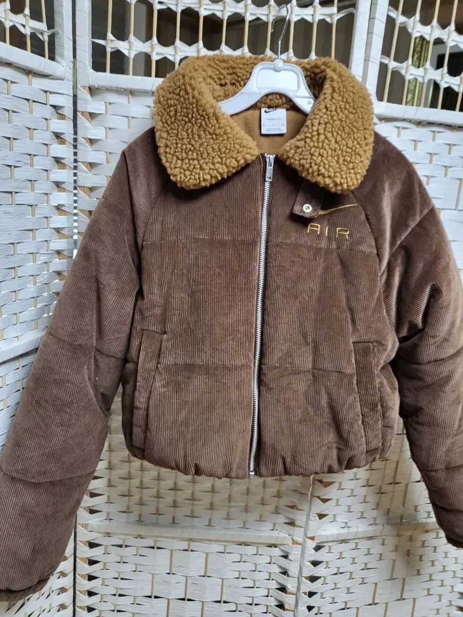 ナイキ AIR コーデュロイ ダウン ブラウン キッズ