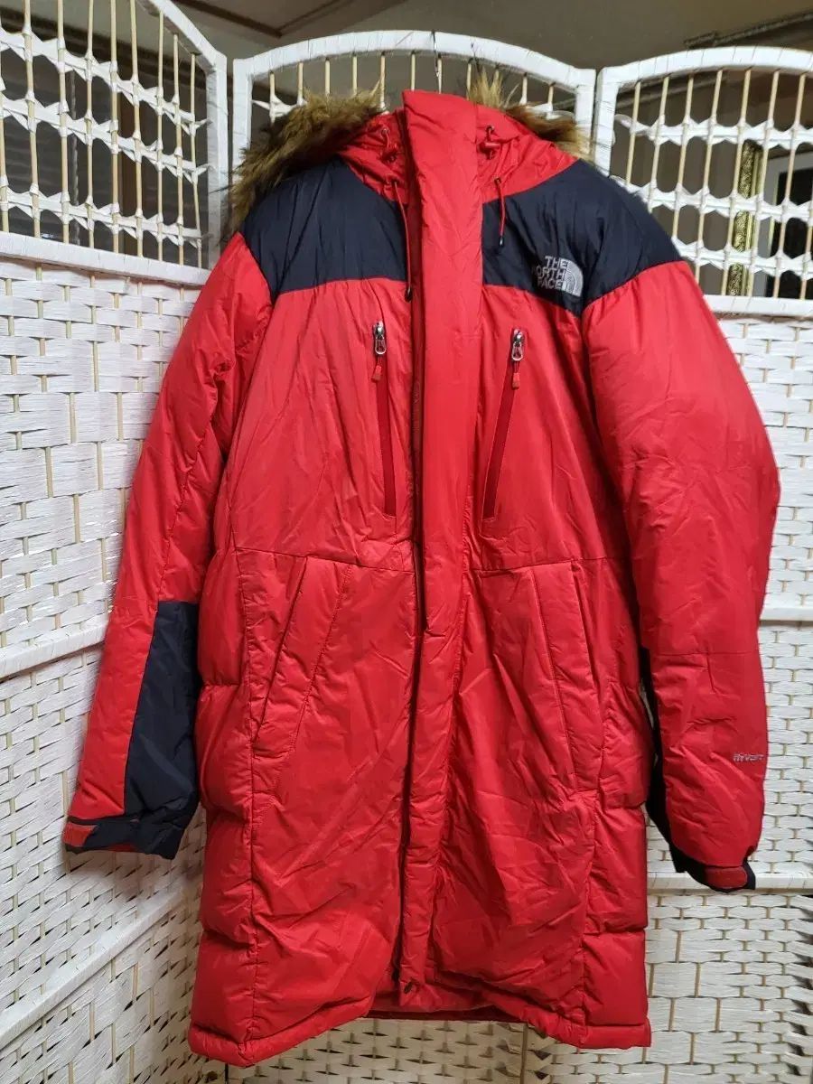THE NORTH FACE / ロングダウンジャケット/XL/コットン/RED/NF0A2VFY THE NORTH FACE ザノースフェイス レッド Long ロング ダウン アウター