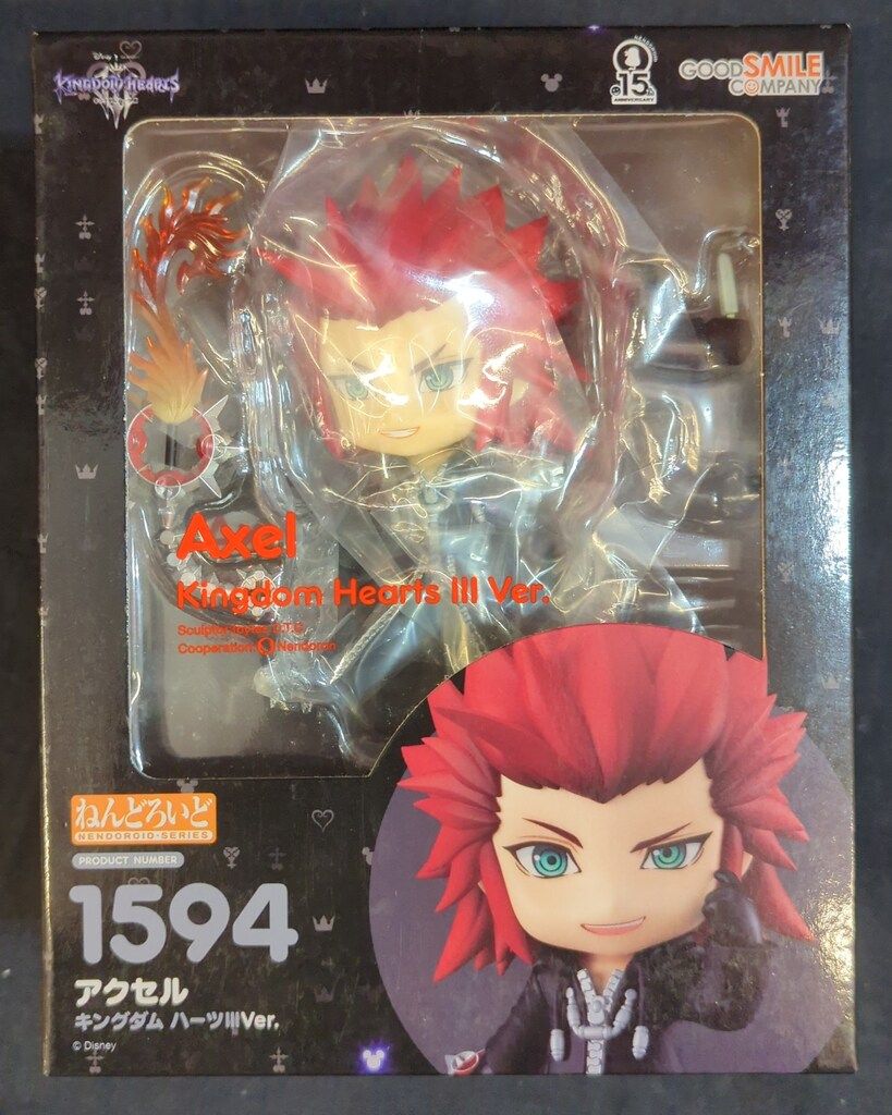 キングダムハーツ　ねんどろいど　アクセル　新品未開封 グッドスマイルカンパニー ねんどろいど アクセル キングダムハーツ