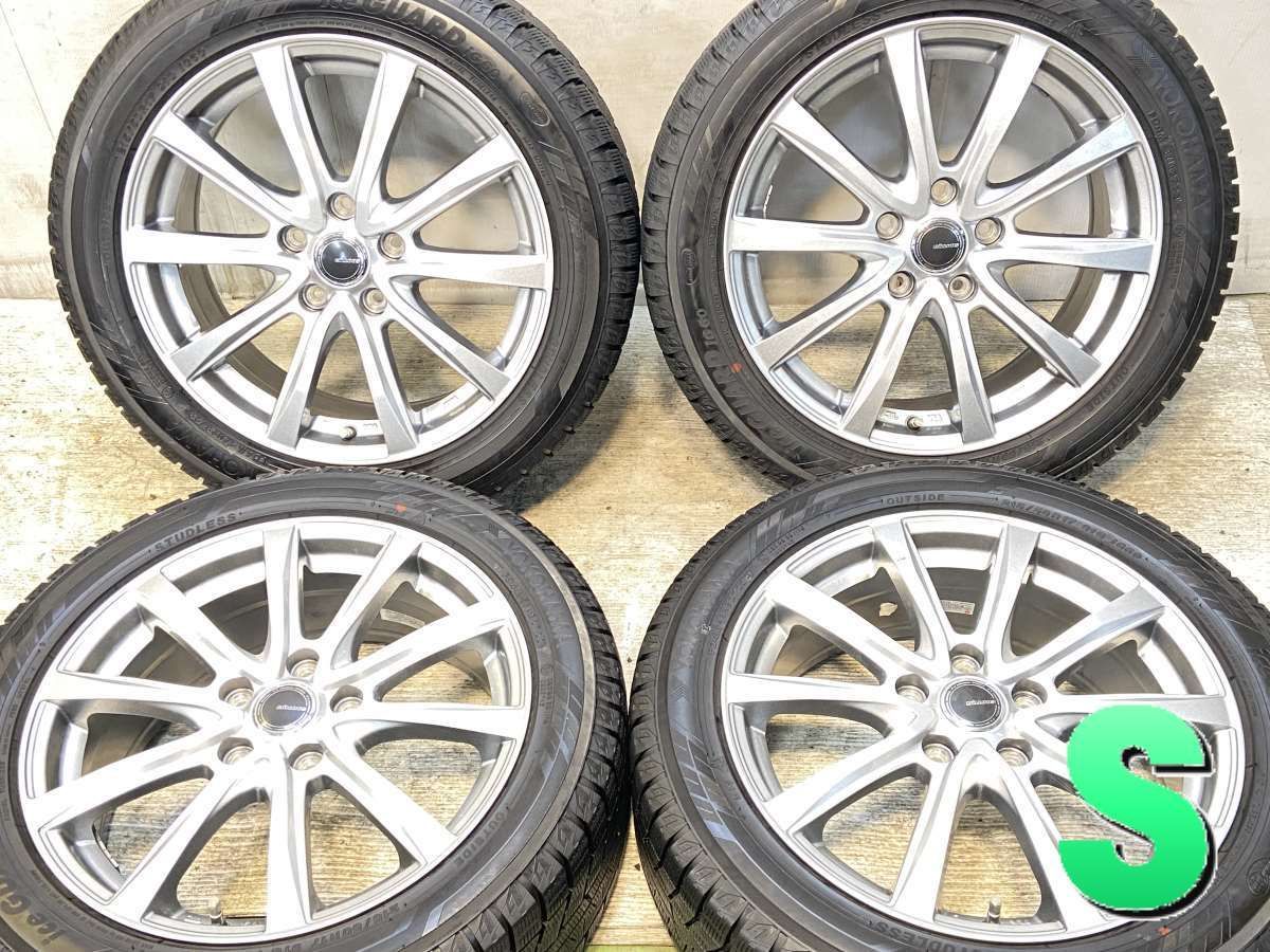 215 50 R 17 ヨコハマ アイスガード iG 60 MiLLOUS x 7 0 54 114 3 5穴 タイヤ スタッドレスタイヤ ホイールセット 4本セット w