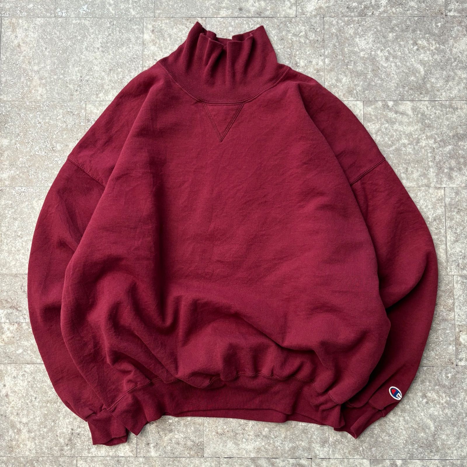 チャンピオン champion スウェット ハイネック モックネック 無地