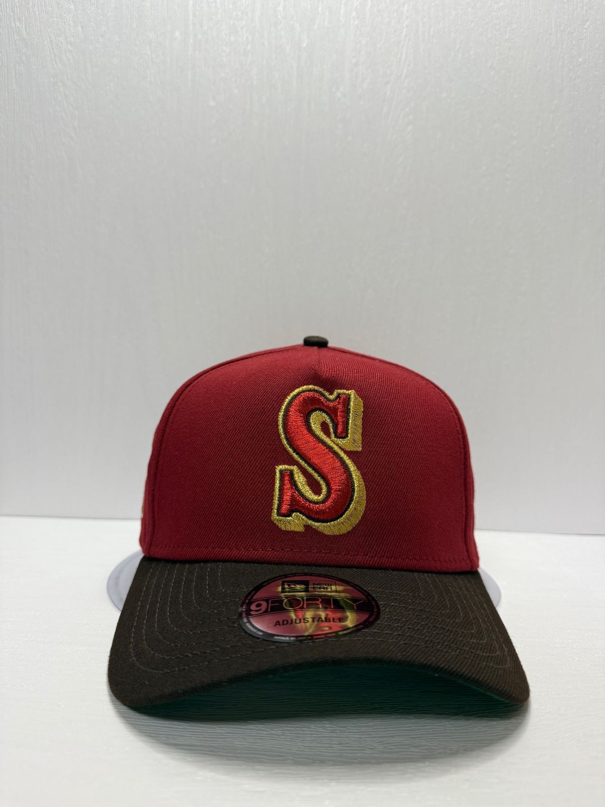 Newera シアトルマリナーズ 20 thアニバーサリー 9 forty A-FRAME スナップバックキャップ ツートンカラー