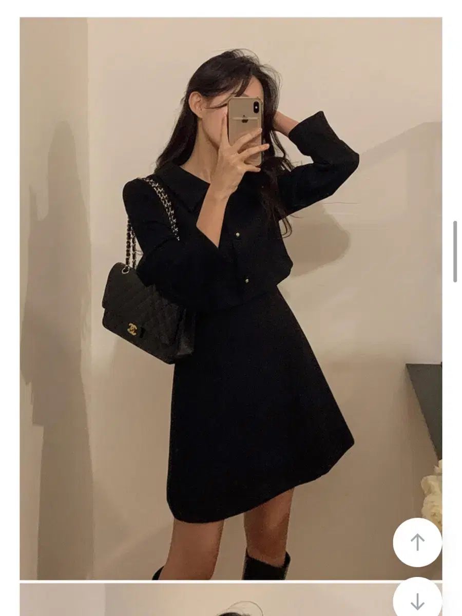 ベニト アデル ブーケ ツイード Aライン ゲストルック ONE PIECE M