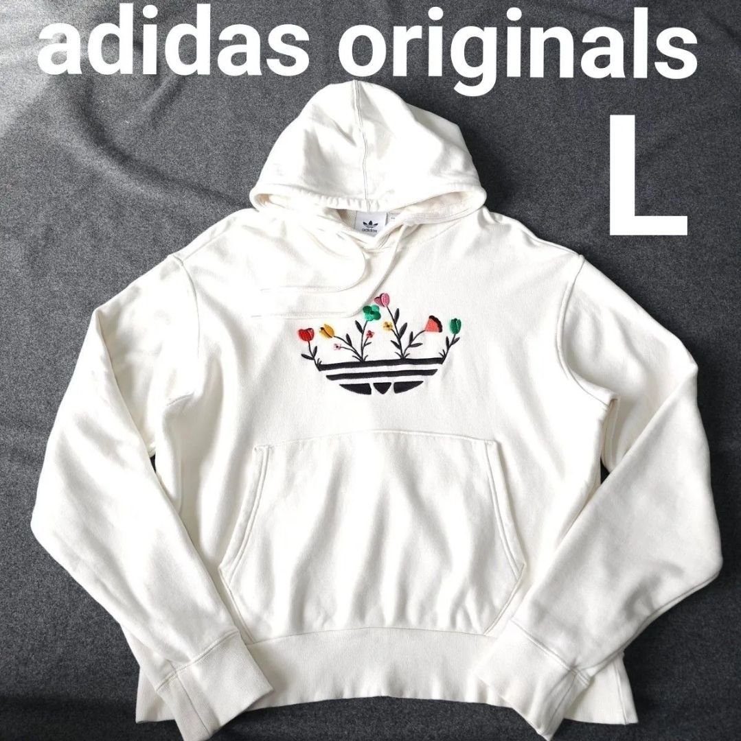 adidas originals アディダスオリジナルス トレフォイルロゴ 花柄刺繍