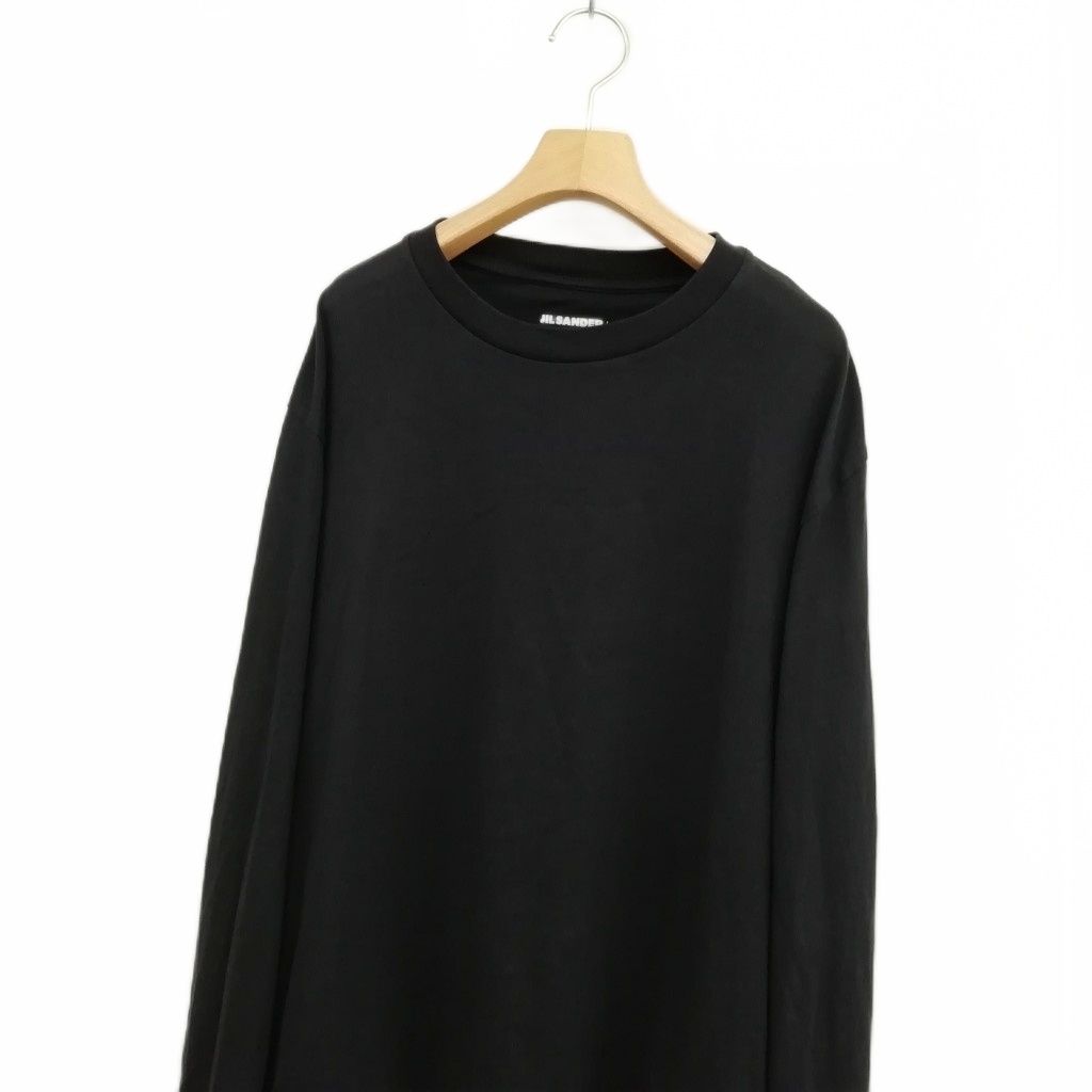 新品 L JIL SANDER 23ss パックTシャツ 紺 バラ 17431